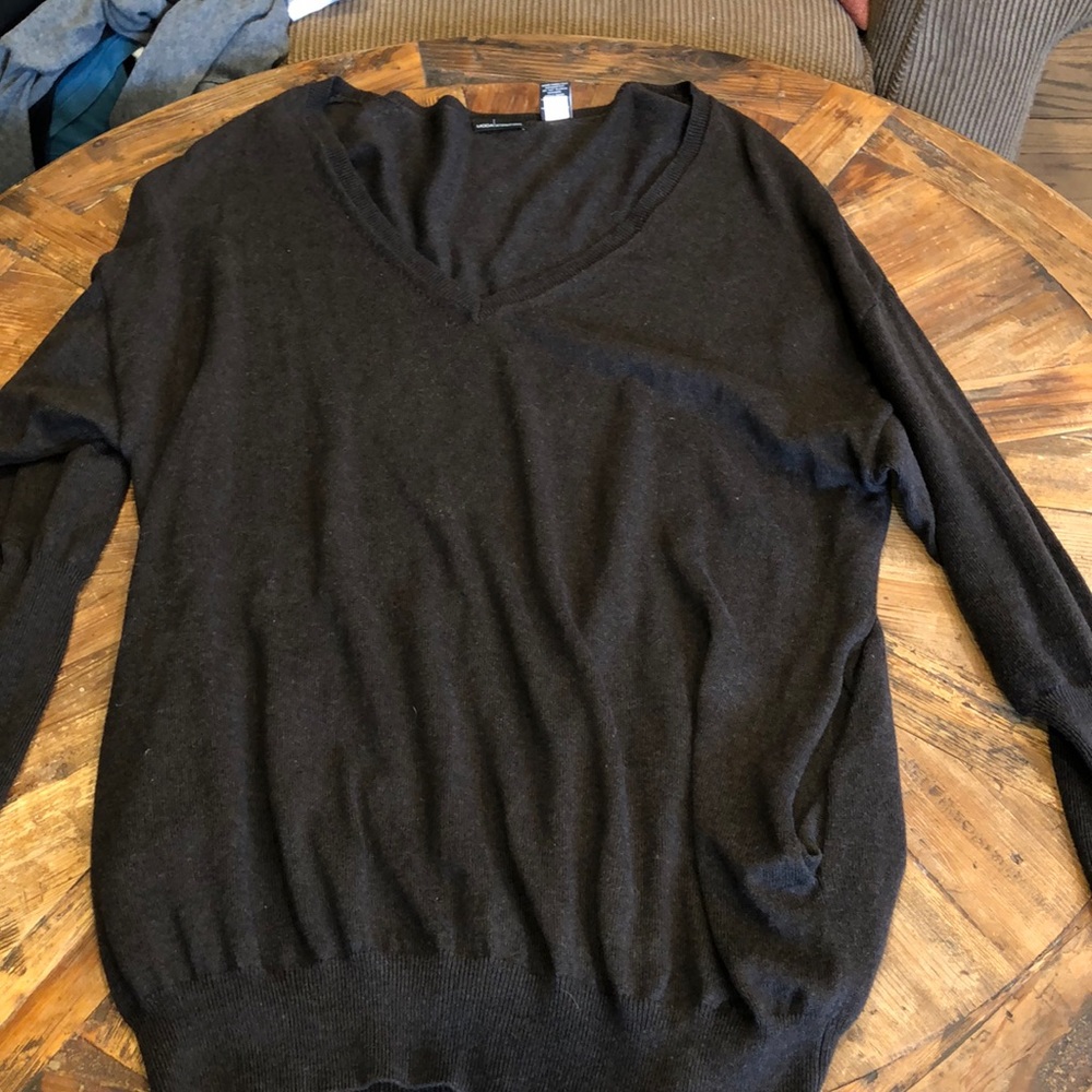 Brown long sweater